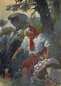 Baba Yaga by Nikolai Karazin